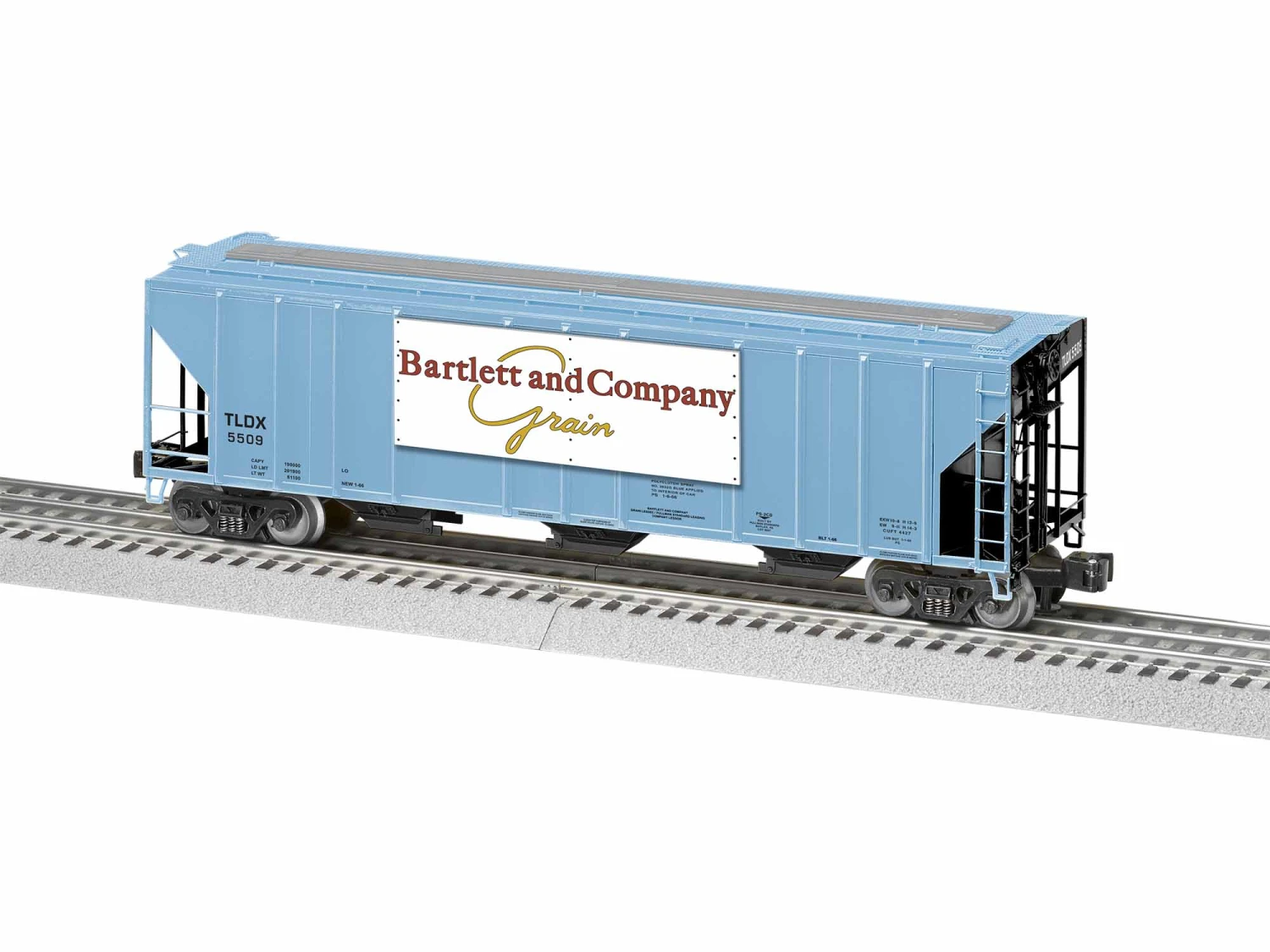Bartlett Grain PS-2CD 4427 Covered Hopper #5509 1 Bartlett Grain PS-2CD 4427 Covered Hopper #5509