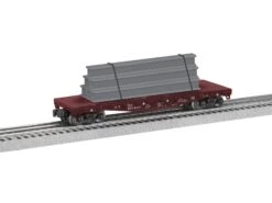 Santa Fe Standard O Flatcar W/ Stakes #90410