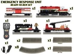 Emergency Response LionChief Bluetooth 5.0 Set -Deals Lionel Store 2223040 04