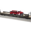 New York Central 50' Flatcar W/ Firetruck #506261