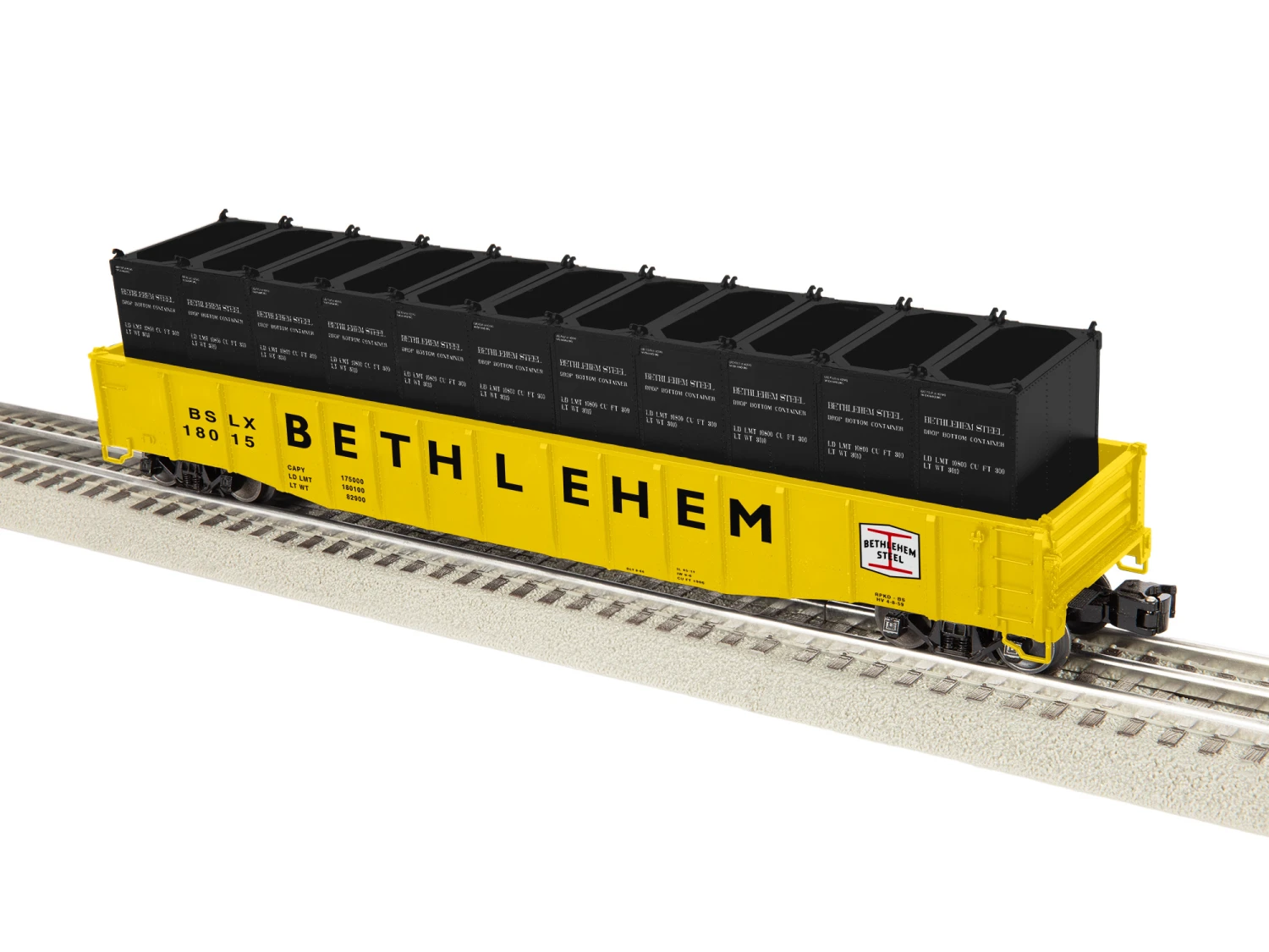 Bethlehem Steel PS-5 Gondola #18015 - With Coke Containers 1 Bethlehem Steel PS-5 Gondola #18015 - With Coke Containers