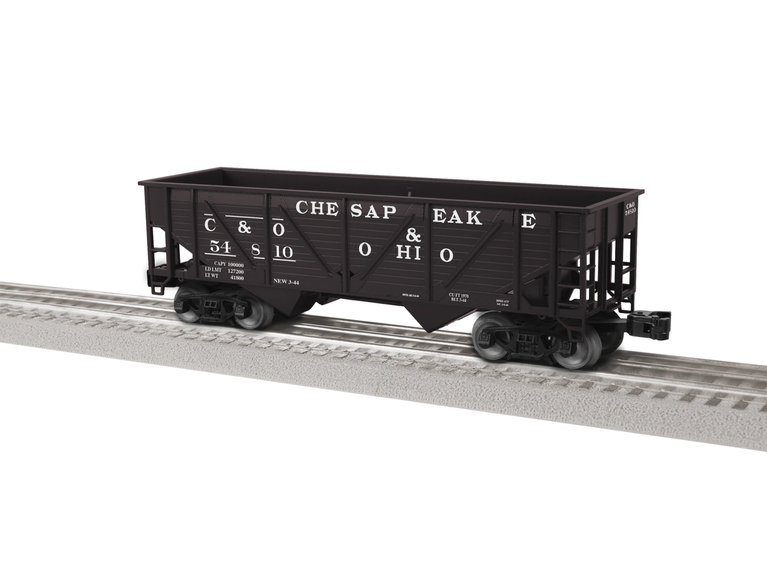 Chesapeake & Ohio Composite 2-Bay Hopper 3-Pack #2 1 Chesapeake & Ohio Composite 2-Bay Hopper 3-Pack #2