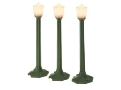 Classic Street Lamps - Green - 3 Pack