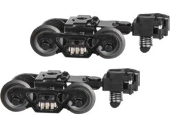 70-ton Die-cast Metal Sprung Trucks With Rotating Bearing Caps (pair)