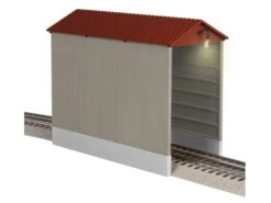 Illuminated Hopper Shed