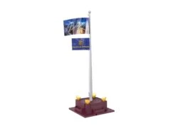 Plug-Expand-Play The Polar Express™ Illuminated Flagpole